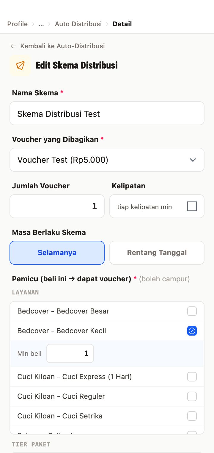 Pengaturan Syarat & Kelipatan